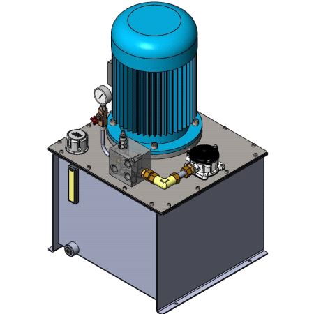 CX 635 Hydraulikkaggregat 20cm3/11kw 230/400V 50Hz (400/690V)