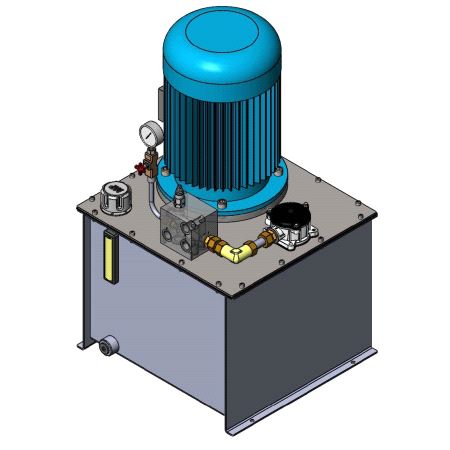 CX 637 Hydraulikkaggregat 22,2cm3/15kw 230/400V 50Hz (400/690V) 